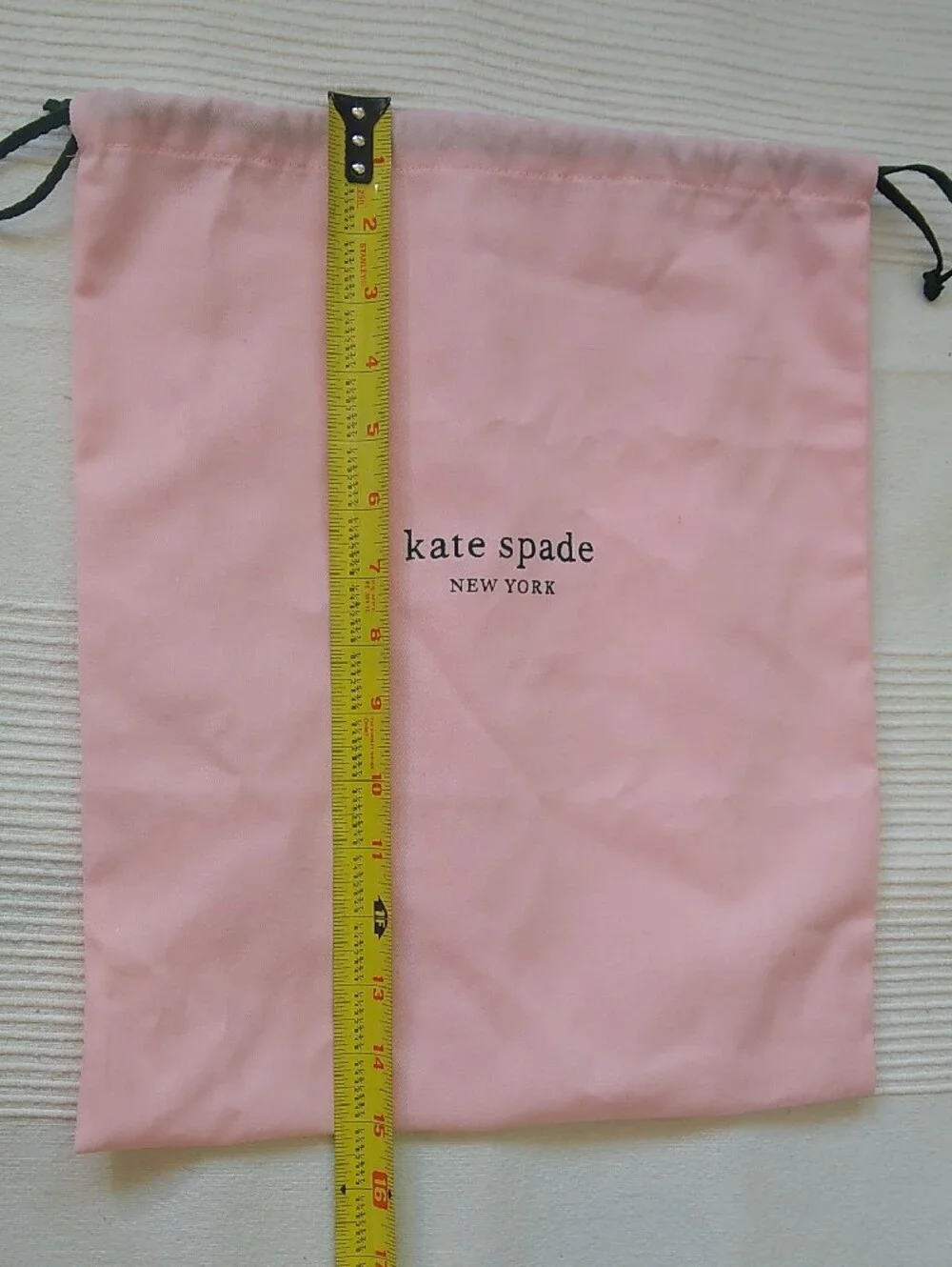 kate spade Pink Drawstring Logo Pouch